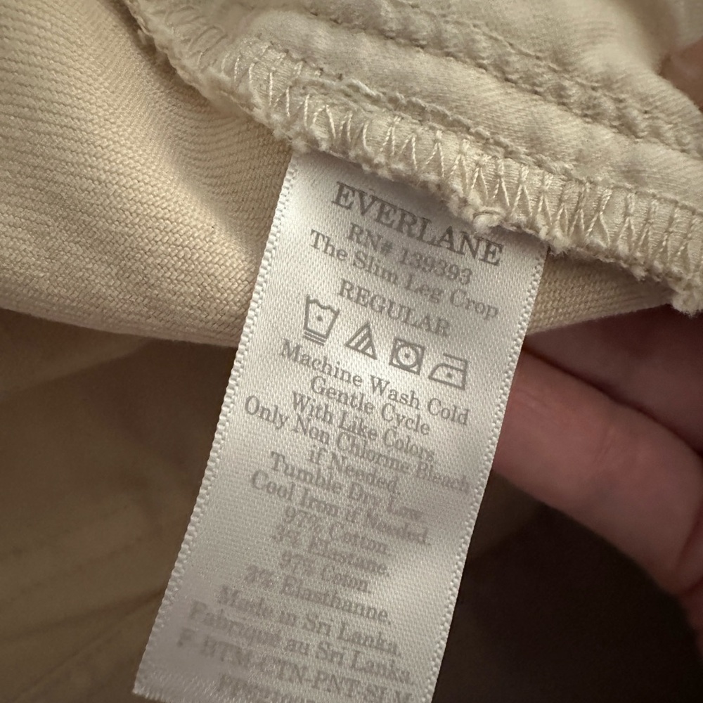 Everlane Slim-leg crop (Never been worn) size 12 - Picture 3 of 7